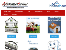 Tablet Screenshot of insurancesurvivor.com